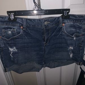 Aeropostale mid length denim shorts